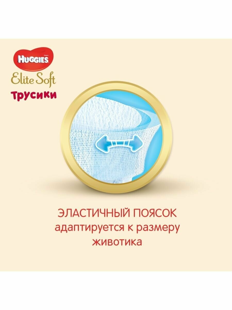 Трусики-подгузники Huggies Elite Soft 4 (9-14 кг) 21 шт. - фото №9