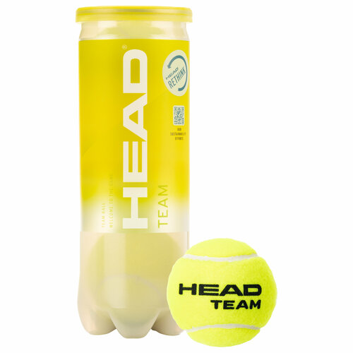 Теннисные мячи Head Team 3 Ball wilson теннисный мяч