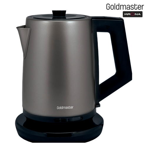 Чайник электрический Goldmaster Krona Beliz металлический Антрацит 789000₽