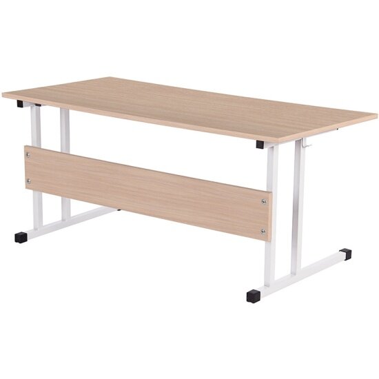 фото Парта POLINI kids City D2 Ученик 2 группы белый-дуб пастельный