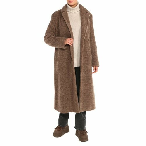 Пальто Calzetti, размер XS, серо-коричневый