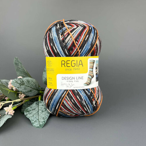 Пряжа DESIGN LINE Schachenmayr REGIA , 100 гр/420 м, цвет 03655 (fall night color)