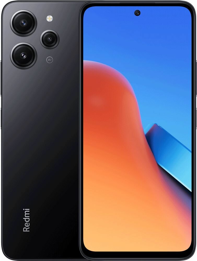 Смартфон Xiaomi Redmi 12 8/256GB LTE Dual Sim midnight black — фото 1