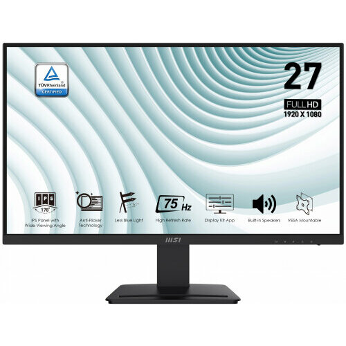 Монитор Msi Pro MP273 27 Black 21425₽