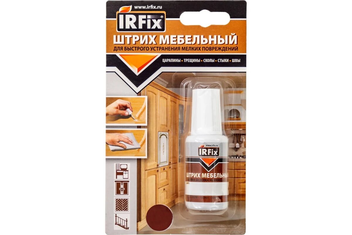 IRFIX ШТРИХ мебельный 20 мл Дуб 20273