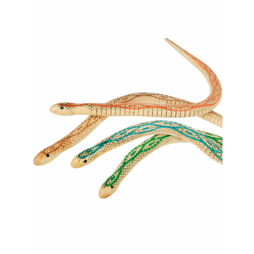 Змея деревянная 50см 2 шт 400₽