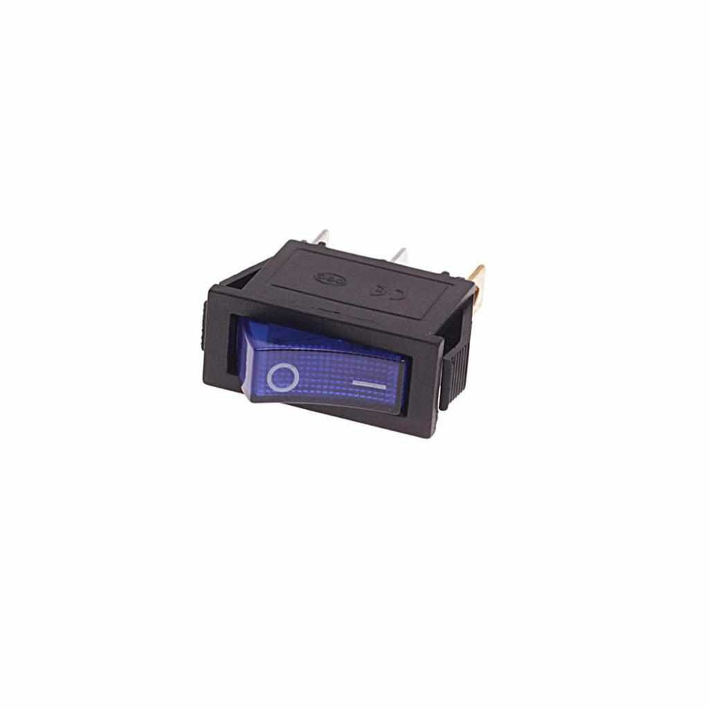 Выключатель клавиша перекидной 3-х контактный клавиша, 6A 125V AC, NO NAME
