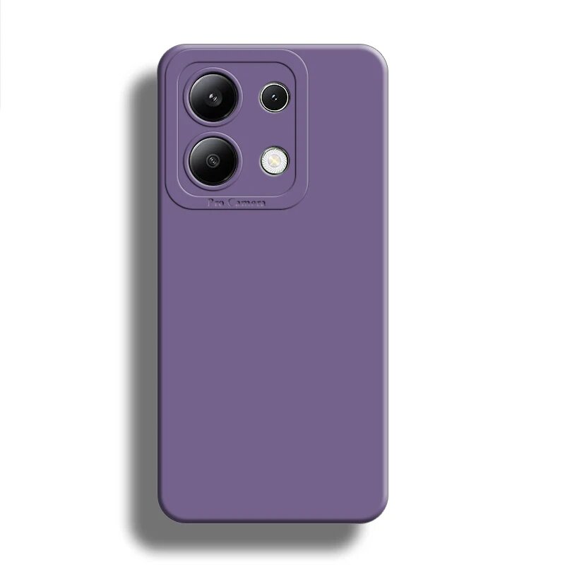 Для Redmi Note 13 4G противоударный силиконовый чехол для Redmi Note 13 4G, чехол 6,67 дюйма, полное покрытие, защита объектива камеры, бампер, Purple, For Redmi Note 13 4G