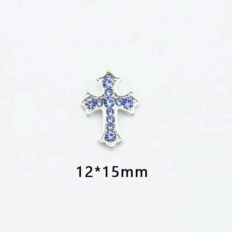 Серебряные крестообразные ногти HIGBAQK 10 шт.