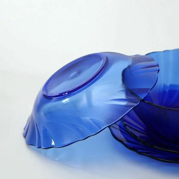 Столовый сервиз Verso "Sea Brim" SAPHIR, 14 элементов, синий — фото 1