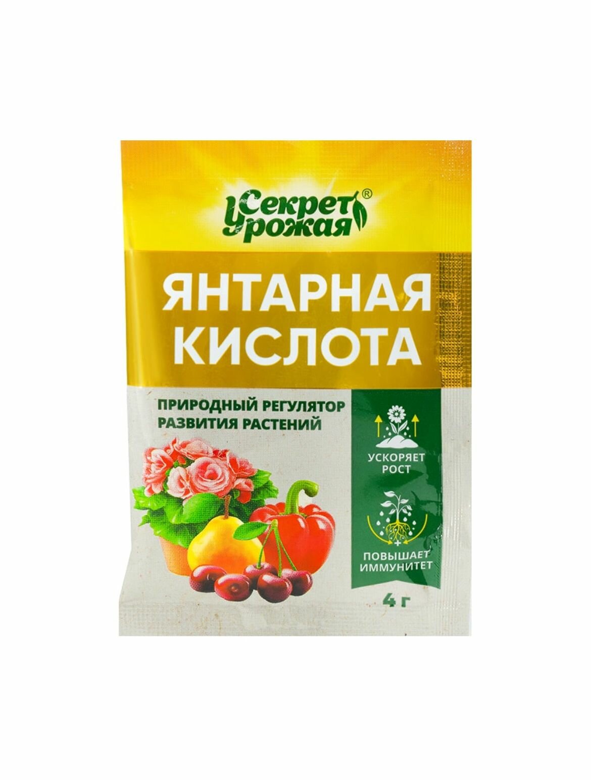 Янтарная кислота 4г (5шт)