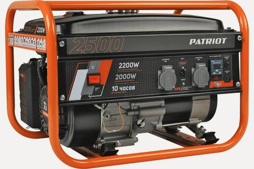 Изображение товара Генератор Patriot GRS 2500 476102230, бензиновый, синхронный, мощность 2000Вт