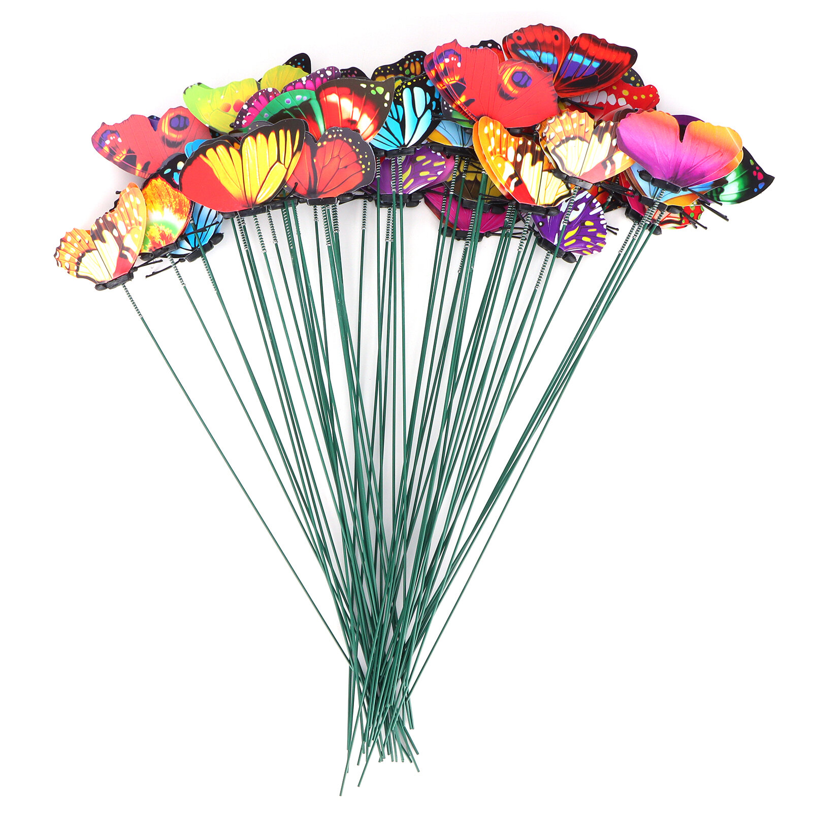 50 шт имитация бабочек колья уличные садовые украшения украшение для патио и двора