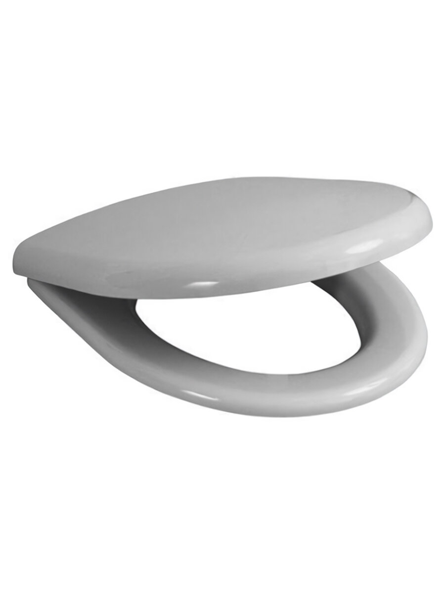 Сиденье Jika LYRA белое пластиковые петли антибактериальная обработка 8.9251.5.300.000.9