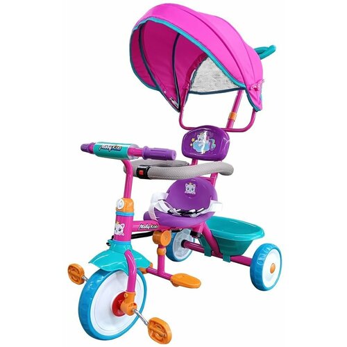 Велосипед 3 колесный 3 в 1 Moby Kids Принцесса, 9x7 EVA, розовый Moby Kids 649243