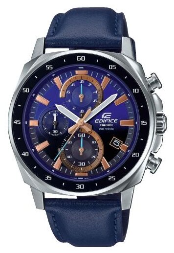 Наручные часы CASIO Edifice EFV-600L-2A, синий, черный