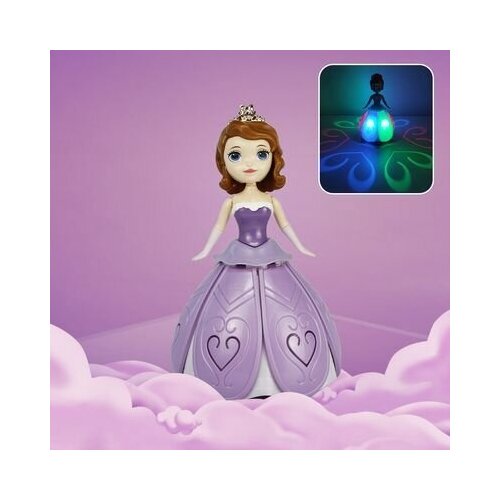Музыкальная кукла Танцующая принцесса София 24см (свет и звук, движение на 360)