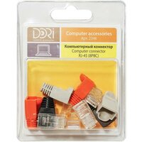 Коннектор компьютерный dori rj45 (8p8c) защитные колпачки 6шт