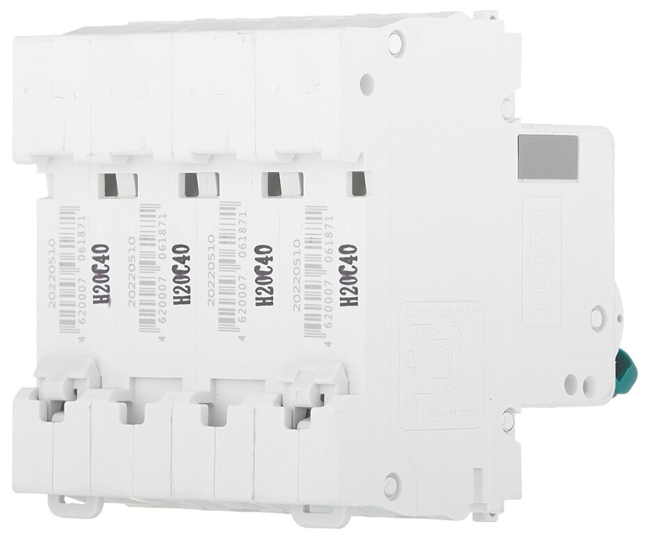 Выключатель автоматический модульный 4п C 40А 4.5кА ВА-101 SchE 11094DEK - фотография № 8