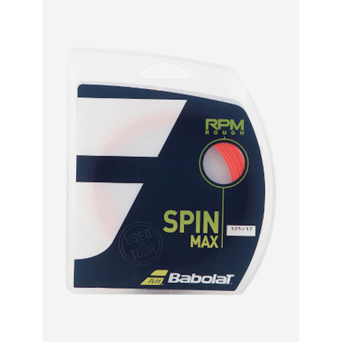 фото Теннисная струна babolat rpm rough spin max 125/17 12 метров красный