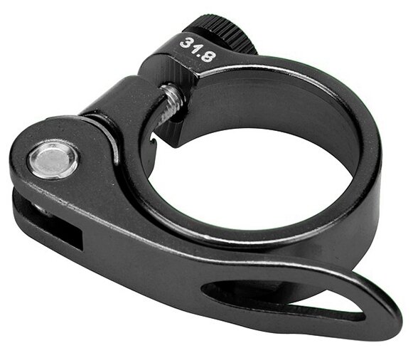 фото Зажим подседельной трубы BLF-Z1 31,8 мм эксцентрик алюминий, Черный