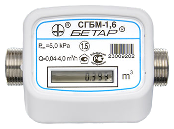 Счетчик газовый СГБМ-1,6 ЖКИ