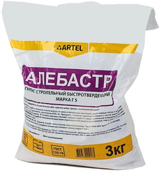 Алебастр Artel быстротвердеющий 3 кг