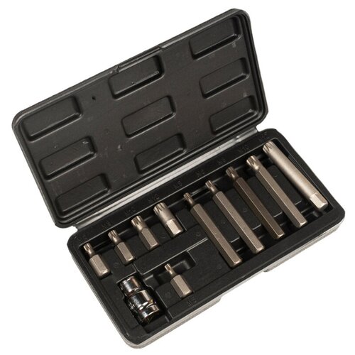 фото Набор бит, вставок, 11 пр. spline м5-м12 автодело 40641 автоdело
