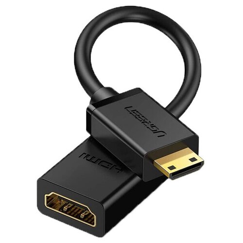 Аксессуар Ugreen Mini HDMI M - HDMI F 22cm Black 20137