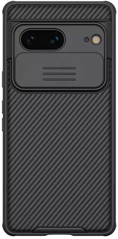 Противоударный чехол с защитой камеры Nillkin CamShield Pro Case для Google Pixel 7, черный