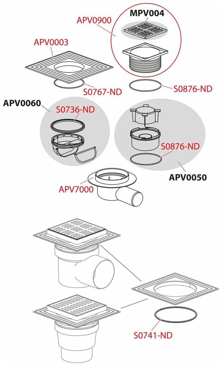 Трап для душа Alcaplast APV12 - фотография № 3