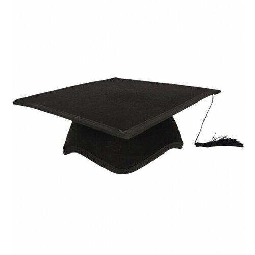 фото Шляпа "выпускник" академическая шапочка конфедератка на выпускной, 56-57 размер happy pirate