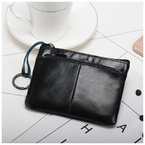 фото Кошелек , фактура гладкая, черный нет бренда