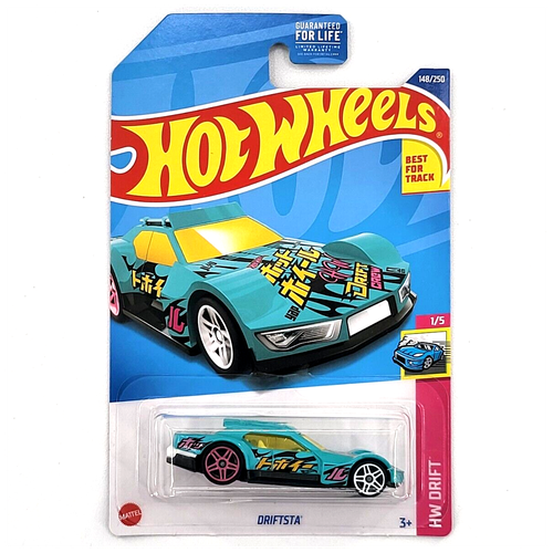 Базовая машинка Hot Wheels DRIFTSTA, голубая, Хот Вилс Mattel арт. 5785/HCV60