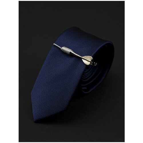 фото Зажим для галстука дротик серебристый 2beman