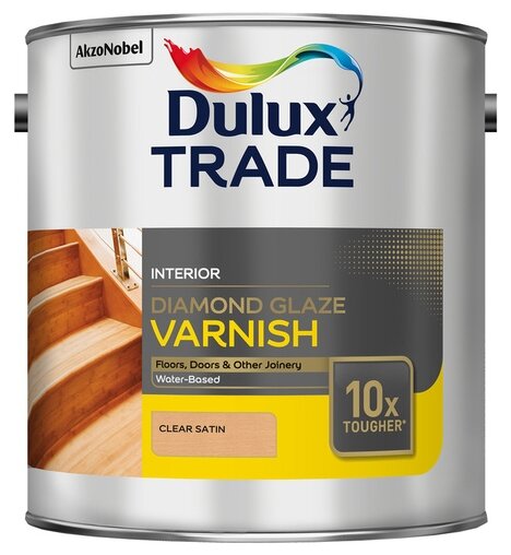 Лак паркетный Dulux Diamond Glaze, полуматовый (2,5л)