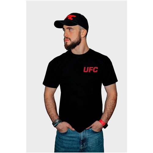 Футболка UFC, размер 54, черный