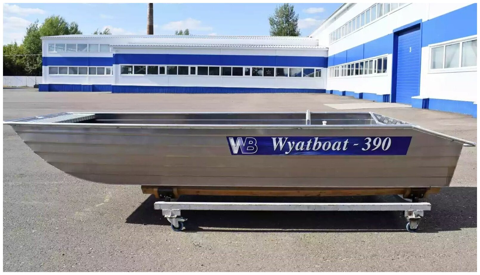 Моторная лодка WYATBOAT-390/ лодки Wyatboat