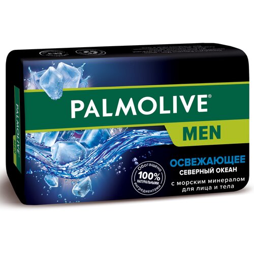 Palmolive Мыло кусковое Северный океан океан, 90 г мыло palmolive мен северный океан 90 г х 4 шт