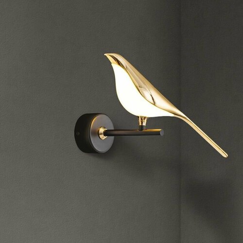Настенный светильник gold Bird on wall