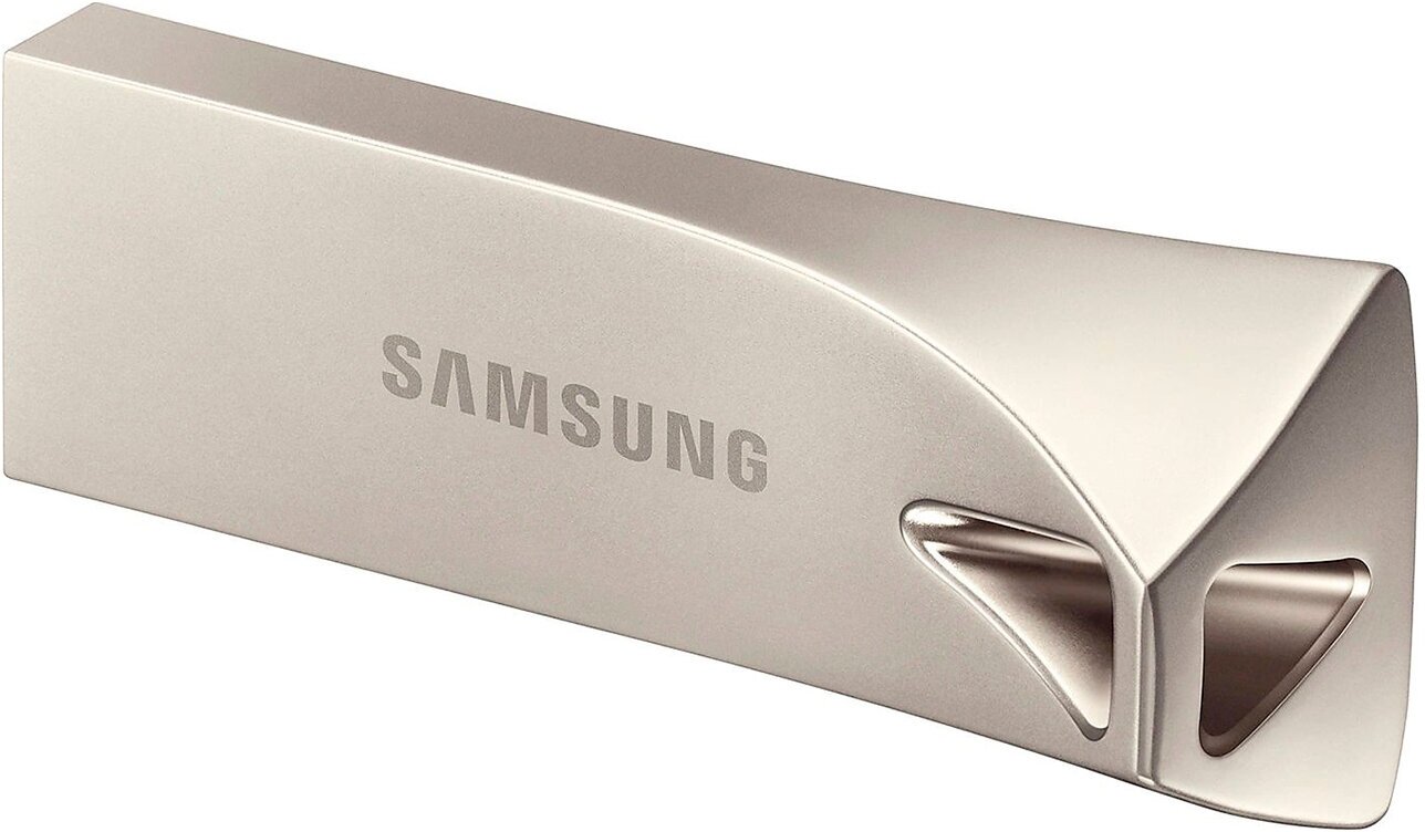 Флешка Samsung 128Gb BAR Plus, USB 3.1, Серый MUF-128BE4/APC - фото №10