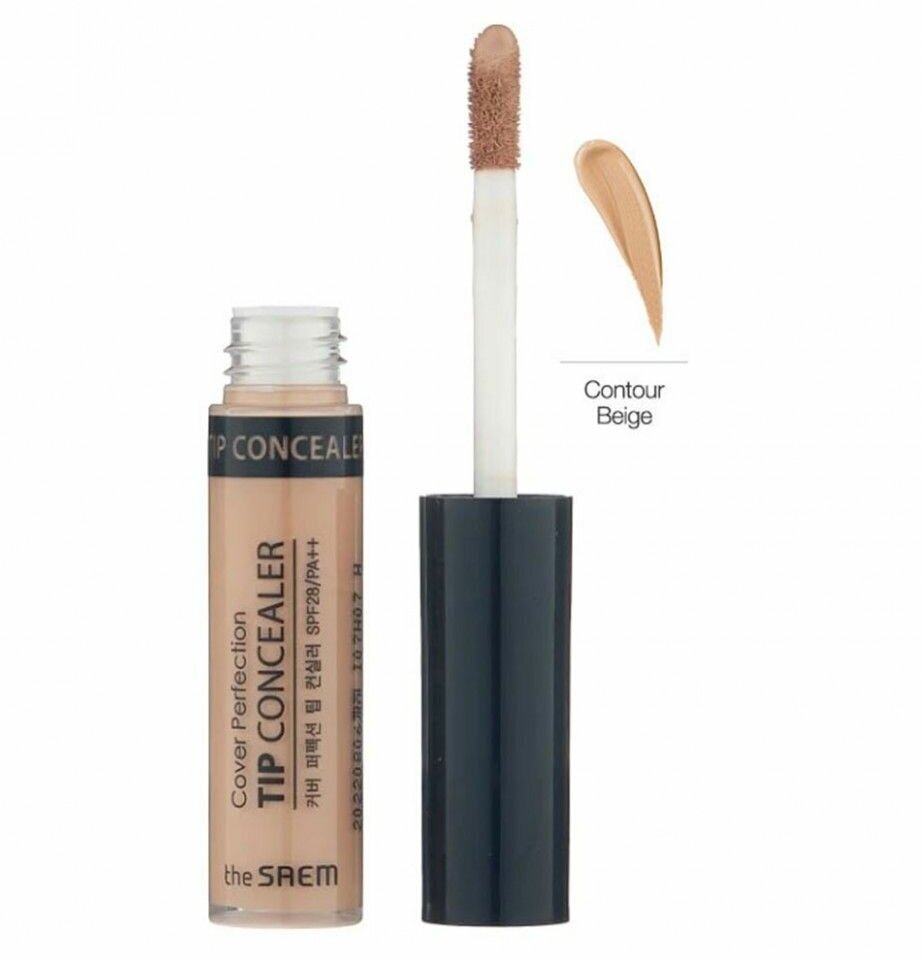 The Saem Консилер 01 Clear Beige Cover Perfection Tip Concealer