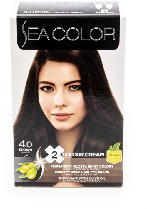 SEA COLOR № 4.0 Каштан Краска для волос