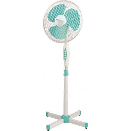 Напольный вентилятор Scarlett SC-SF111B28 Бирюзовый белый 348100₽
