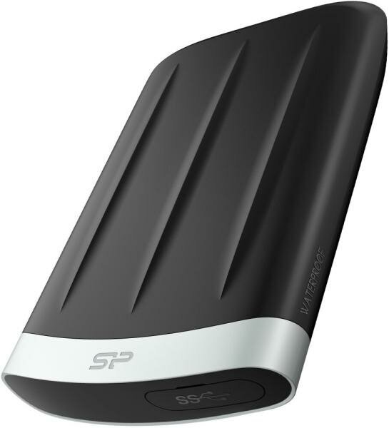 Внешний жесткий диск 2TB Silicon Power Armor A65B, 2.5", USB 3.2, Черный/Серый