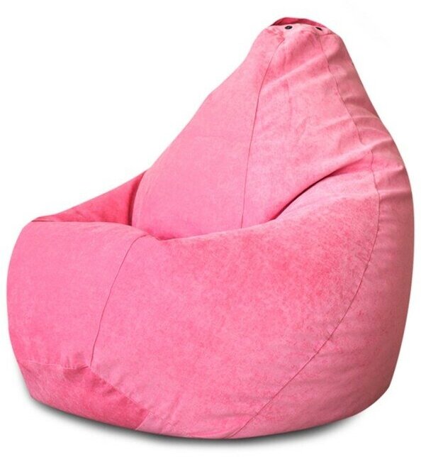 Кресло Мешок Груша Розовый Микровельвет (XL, Классический) - фотография № 1
