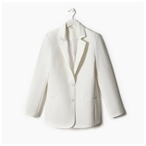 Пиджак женский MINAKU: Classic цвет белый, р-р 48