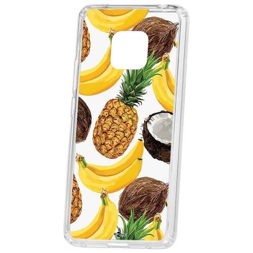 фото Чехол на huawei mate 20 pro kruche print тропический микс
