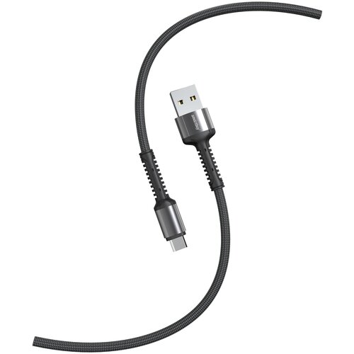 кабель usb hoco x32 excellent usb microusb 2а 1 м черный быстрая зарядка Кабель для зарядки и передачи данных S26 MicroUSB черн./сер, 3 А, QC, нейл,1м, Smartbuy (iK-12-S26bg)