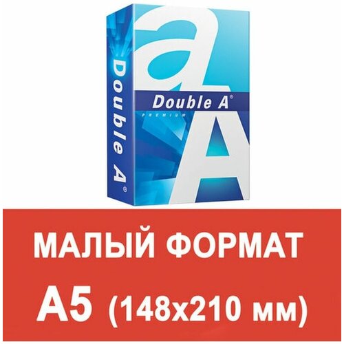 Бумага офисная малого формата А5 бумага офисная малого формата 148х210 а5 80 г м2 500 л марка а double a эвкалипт таиланд